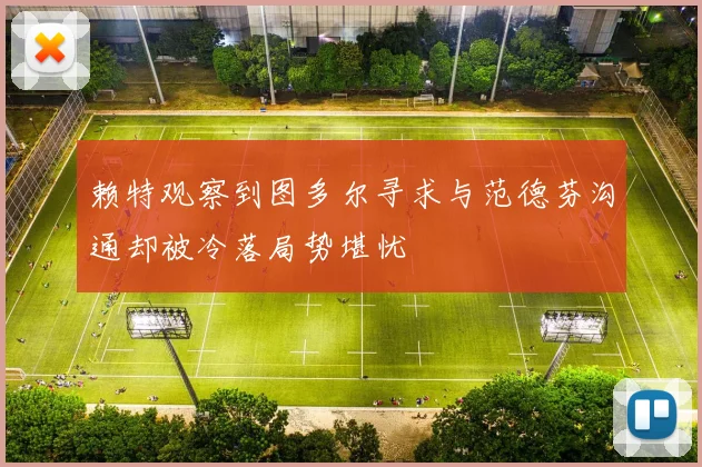 赖特观察到图多尔寻求与范德芬沟通却被冷落局势堪忧